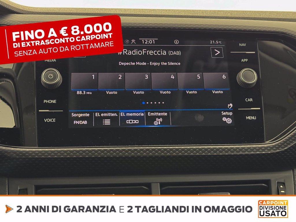 VOLKSWAGEN T-cross 1.0 tsi style 95cv del 2022