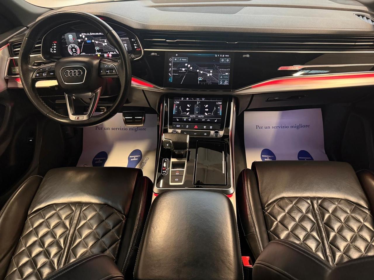 Audi Q8 50 TDI 286 CV quattro tiptronic Sport S-LINE PLUS FARI MATRIX INTERNI IN PELLE NAPPA E BLACK PACK