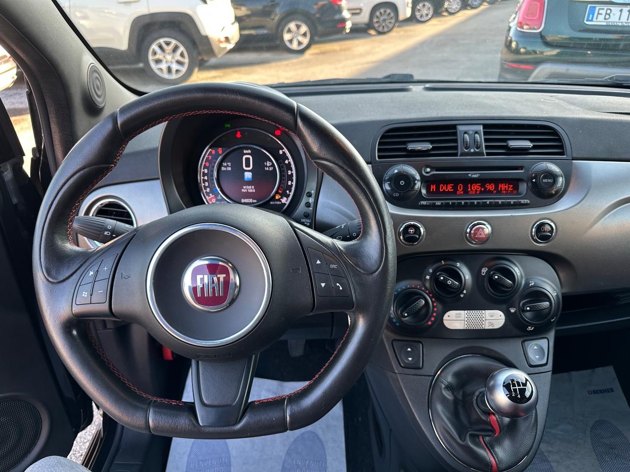 Fiat 500 1.2 sport pelle led cockpit total black
