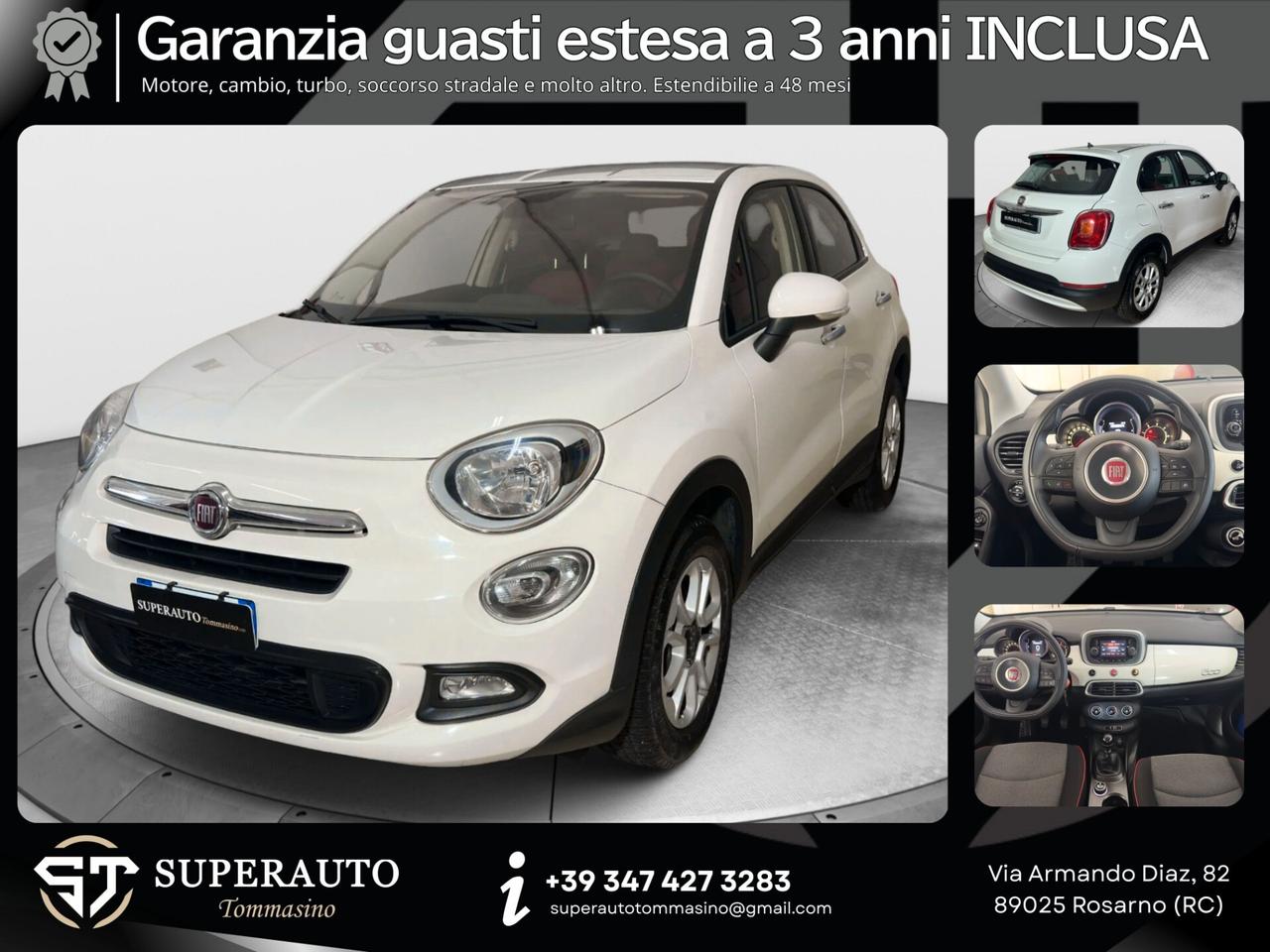 Fiat 500X 1.3 MultiJet 95 CV Garanzia 3 anni