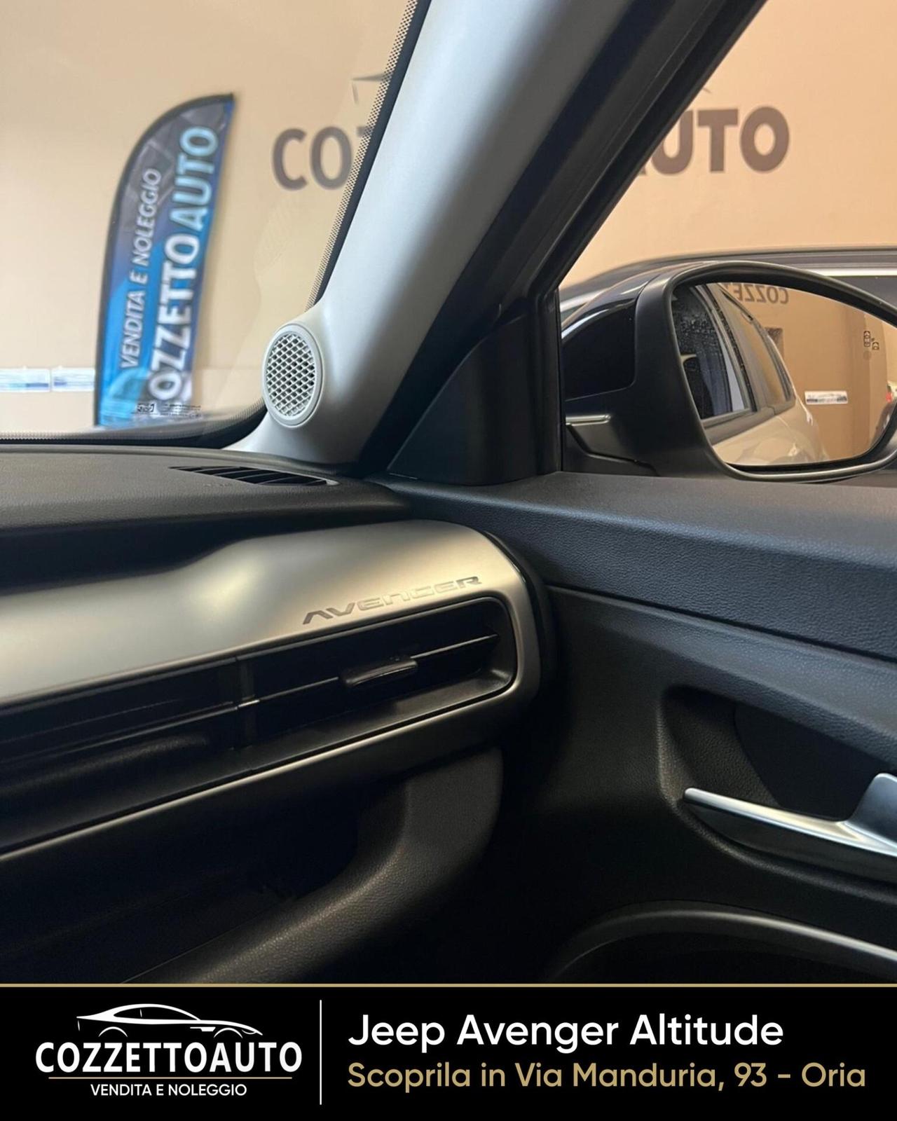 Jeep Avenger 1.2 100 CV Altitude garanzia Jeep