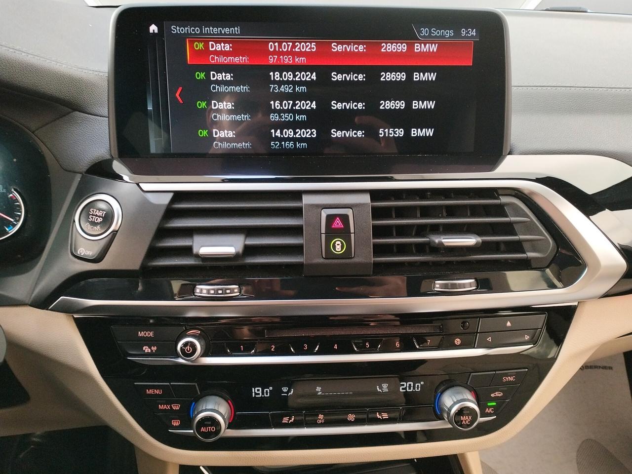 BMW X3 G01 2020 xdrive20d Luxury 190cv auto my19