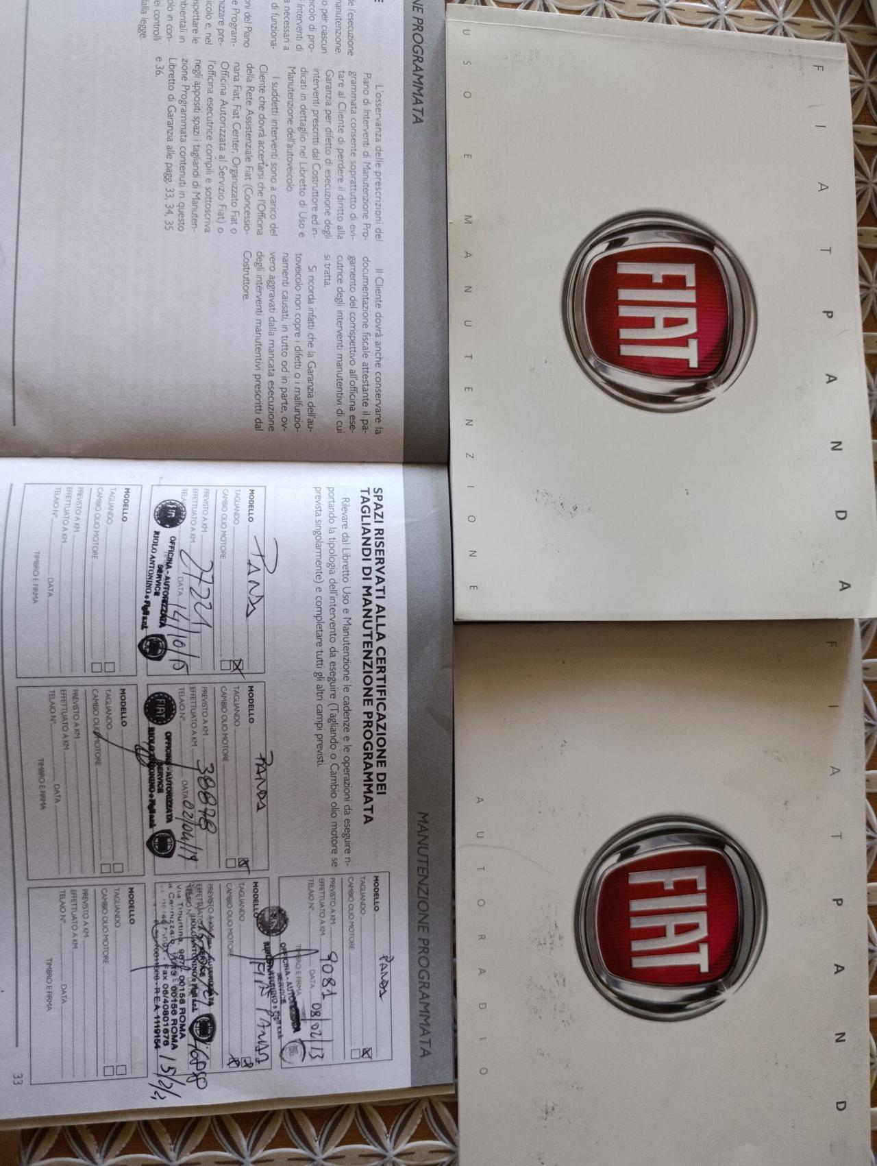 FIAT PANDA 1.2 BENZINA 05/2011 KM 65.000 1 PROPRIETARIO