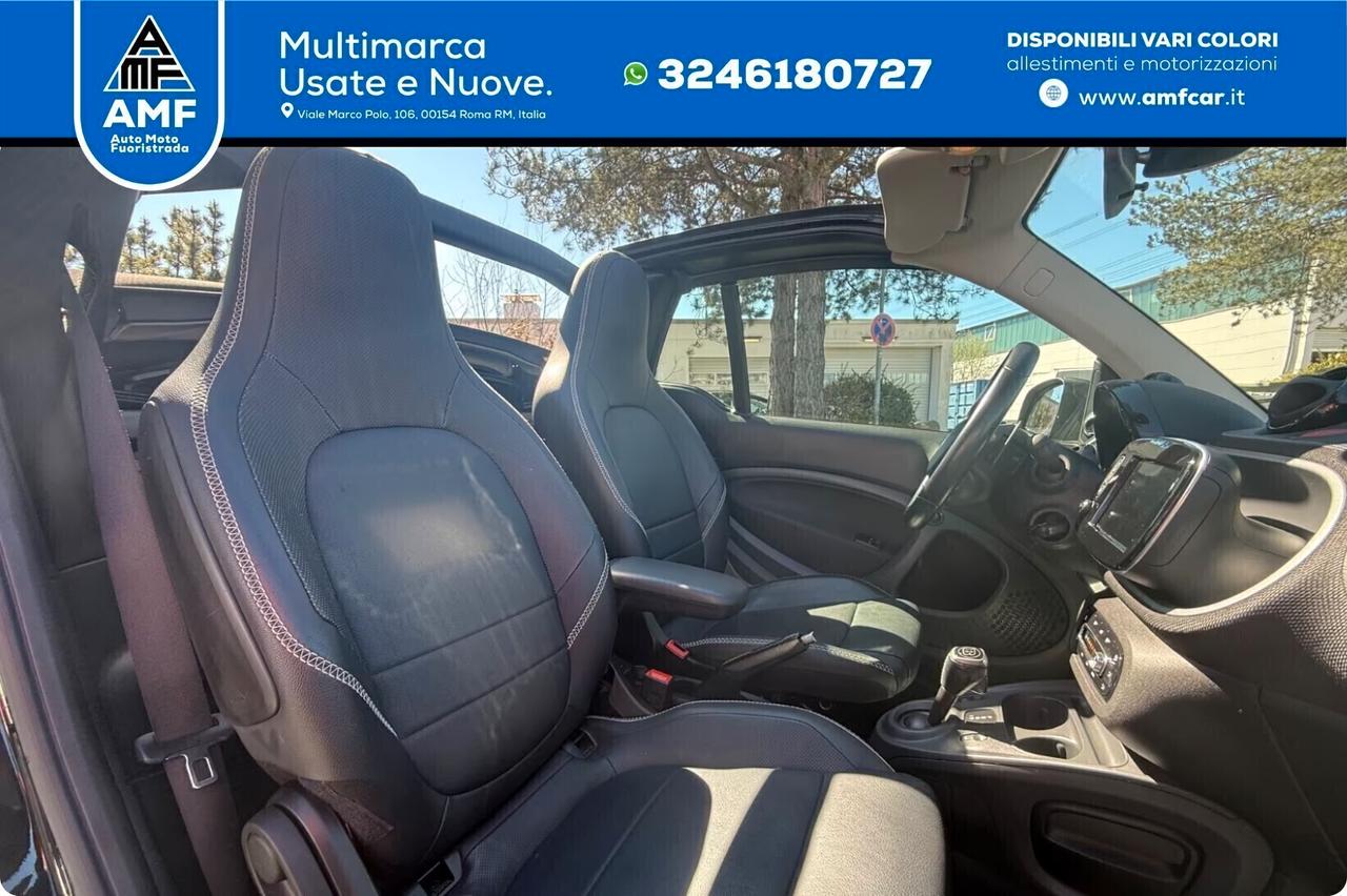 Smart ForTwo BRABUS 109cv Cabrio GRIGIO OPACO NAVICAMERA JBL
