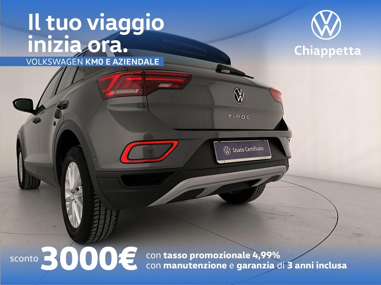 Volkswagen T-Roc 2.0 tdi life 150cv dsg