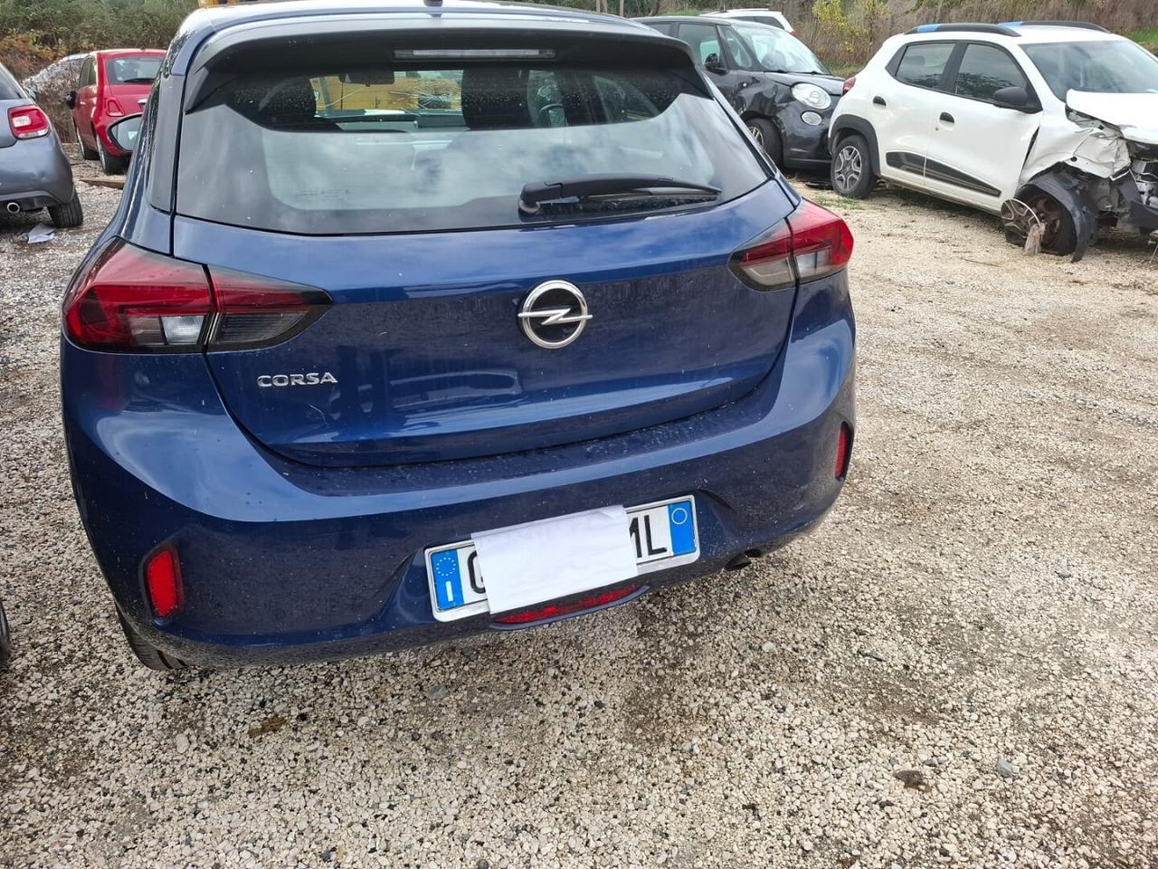 OPEL CORSA 2021 INCIDENTATA 1.2 BENZINA