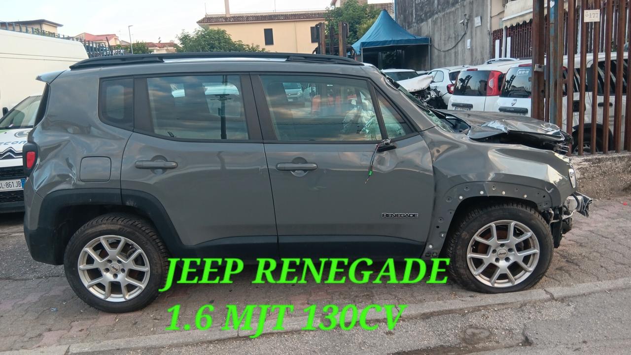 Jeep Renegade limited incidentata sinistrata mondialcars
