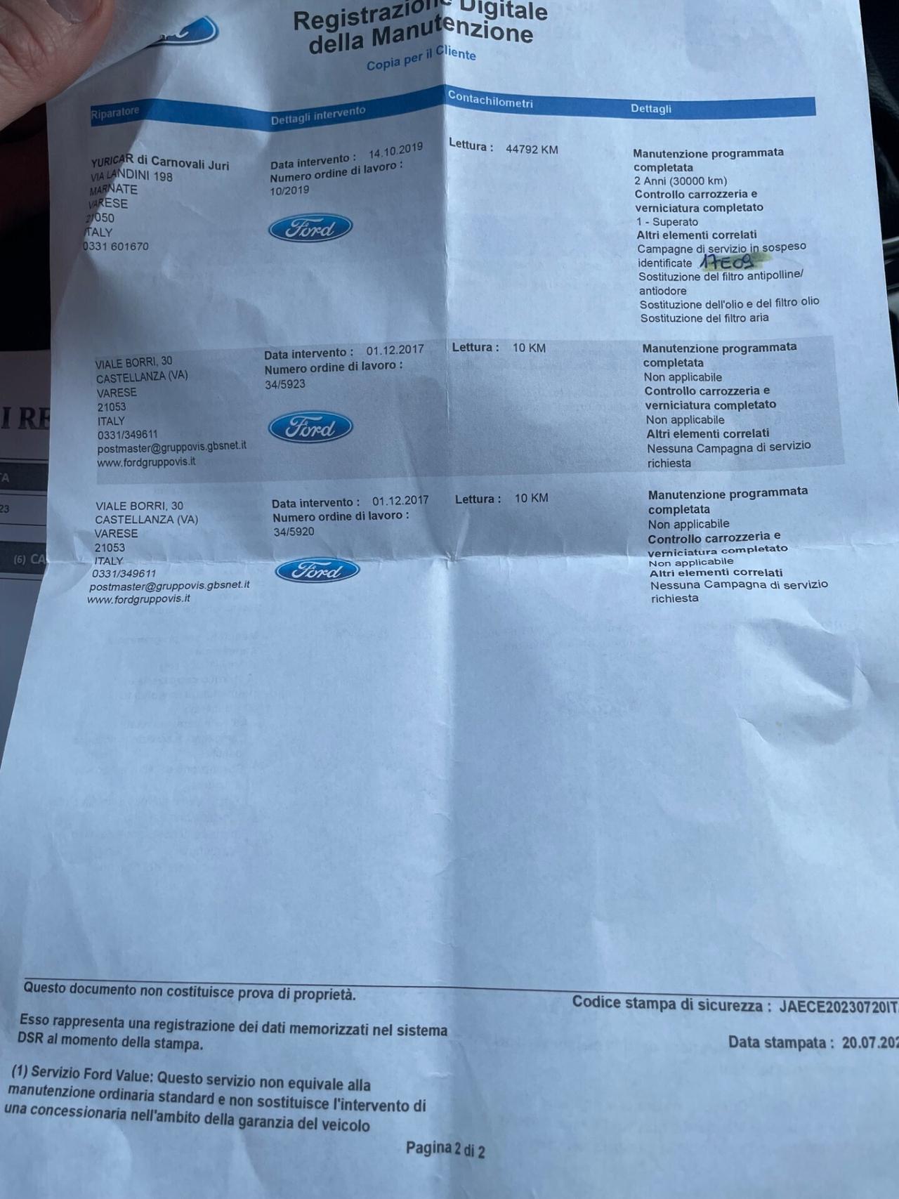 Ford Kuga 1.5 TDCI 120 CV S&S 2WD*Navi*Euro6 *Cerchi*