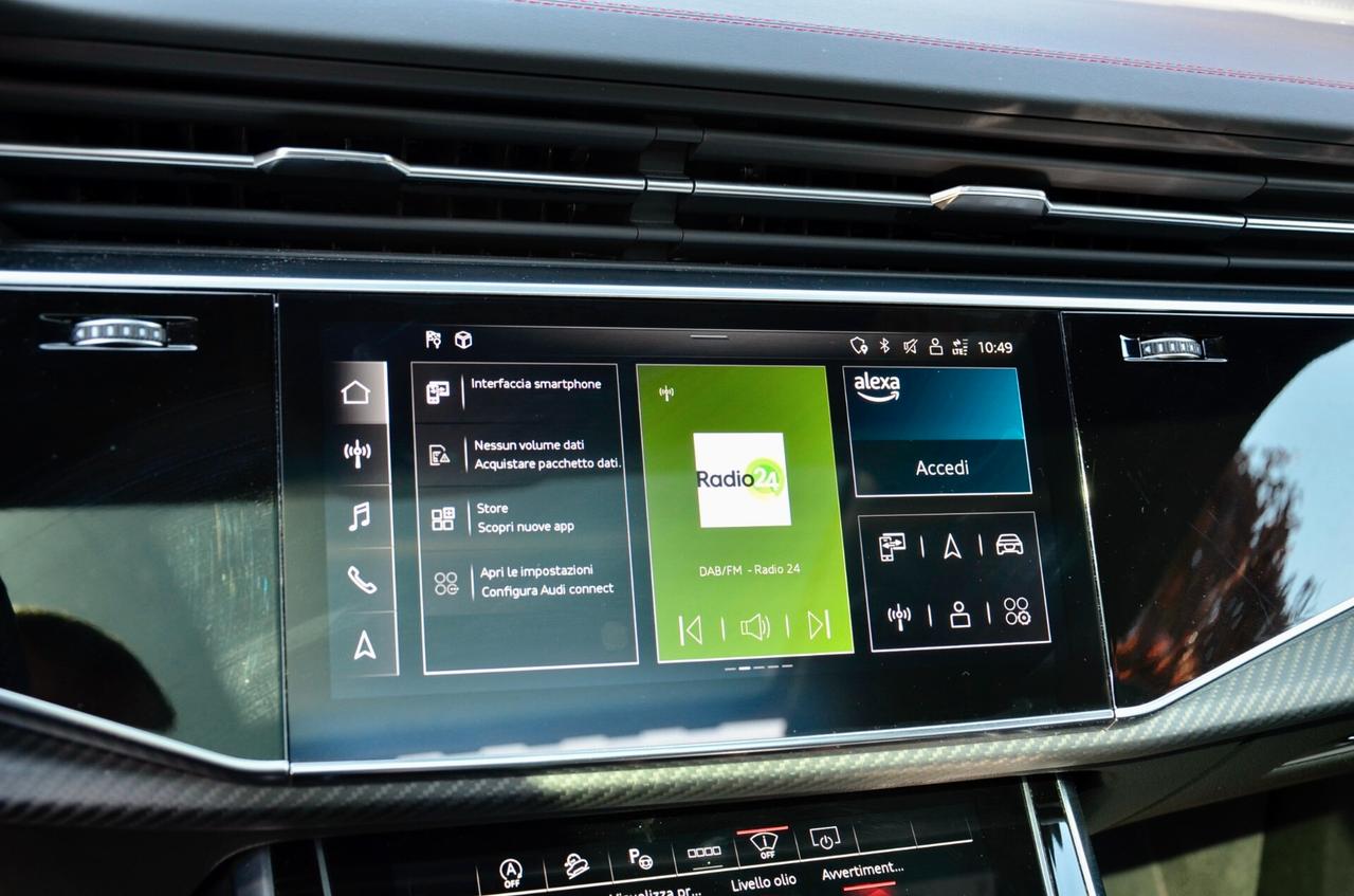 AUDI SQ8 4.0 TFSI QUATTRO 507cv TIPTRONIC, GAR, AUDI 12/27, SERVICE AUDI, UNICOPROPRIETARIO, EURO 6E, TETTO, MATRIX, BANG&OLUFSEN, SOFT CLOSE, SOSPENSIONI ADATTIVE, INSERTI CARBONIO, 23", PERMUTE