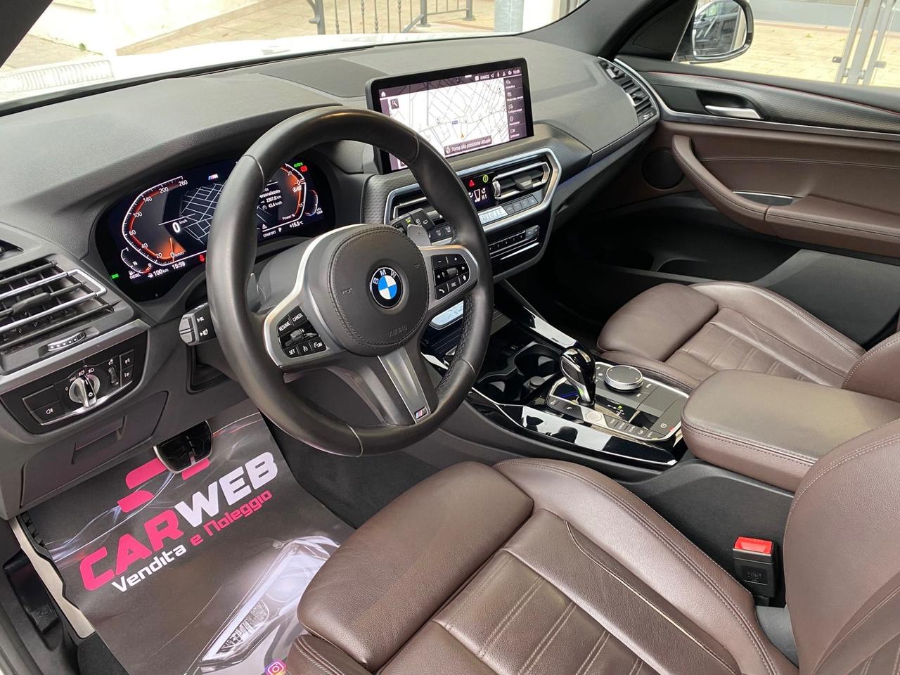 BMW X3 MSPORT 2.0D XDRIVE 48V TETTO 2022