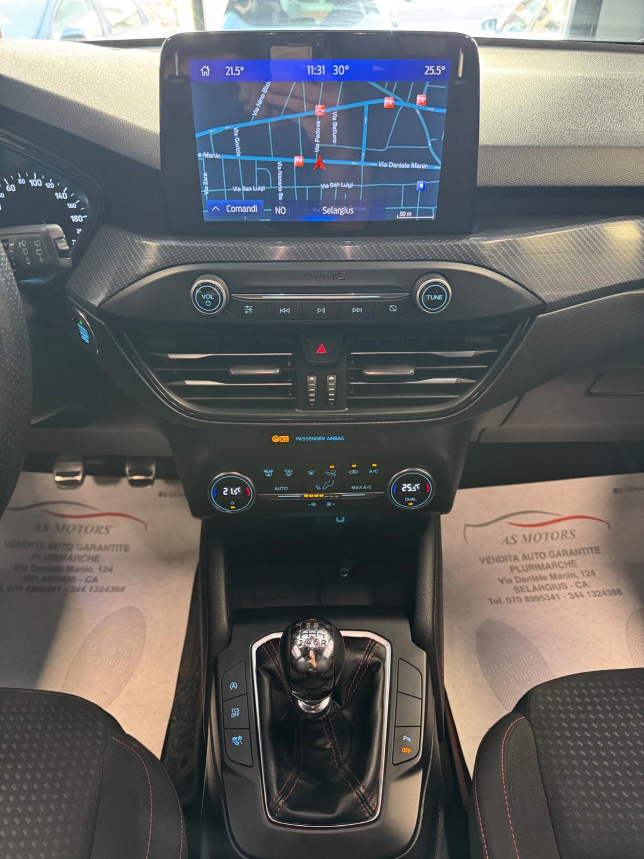 Ford Focus 1.0 EcoBoost 125 CV ST Line Finanziabile