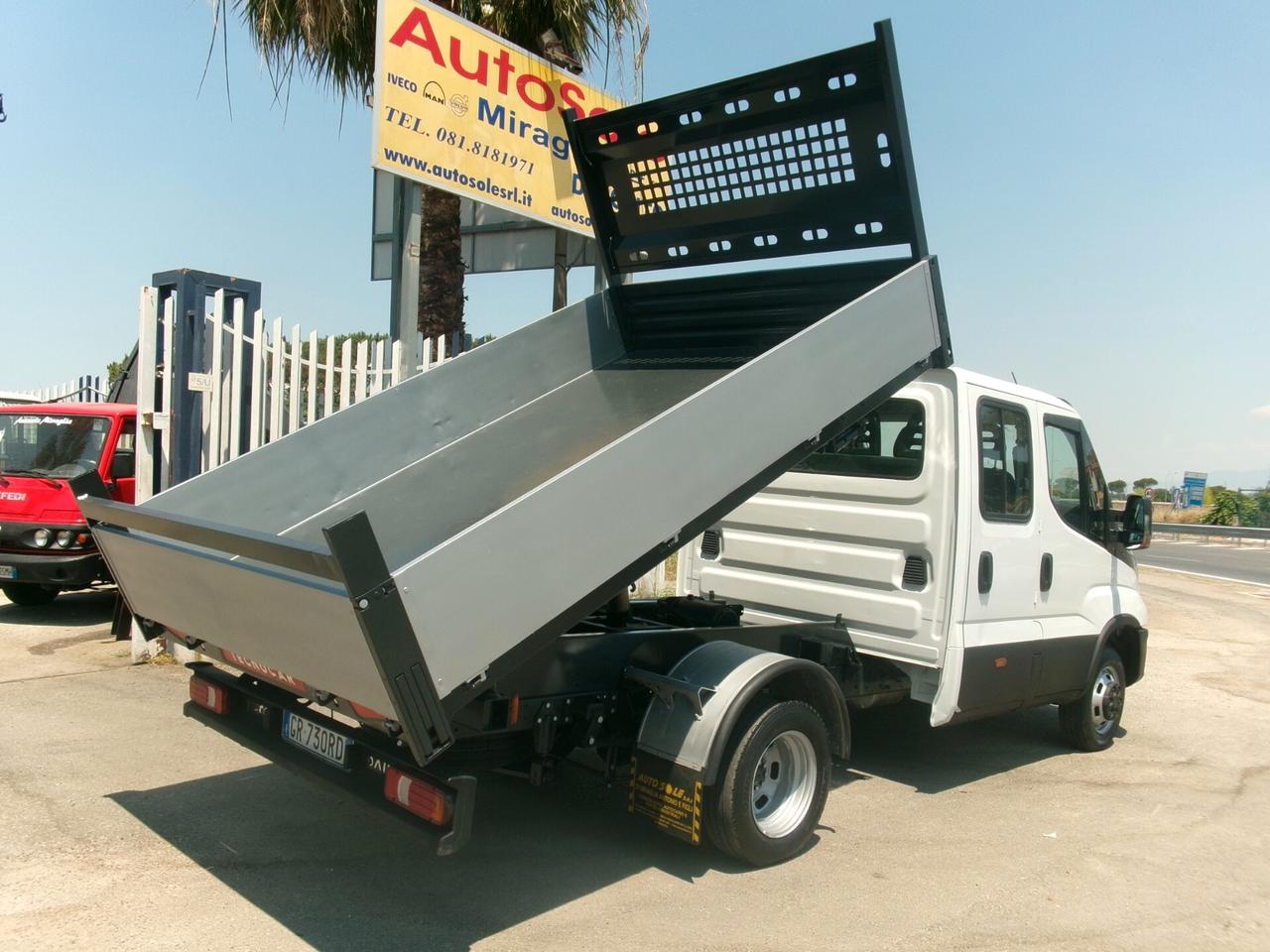 Iveco Daily 35C14 2.3 140CV E6D DOPPIA CABINA 7P RIBALTABILE 56000KM