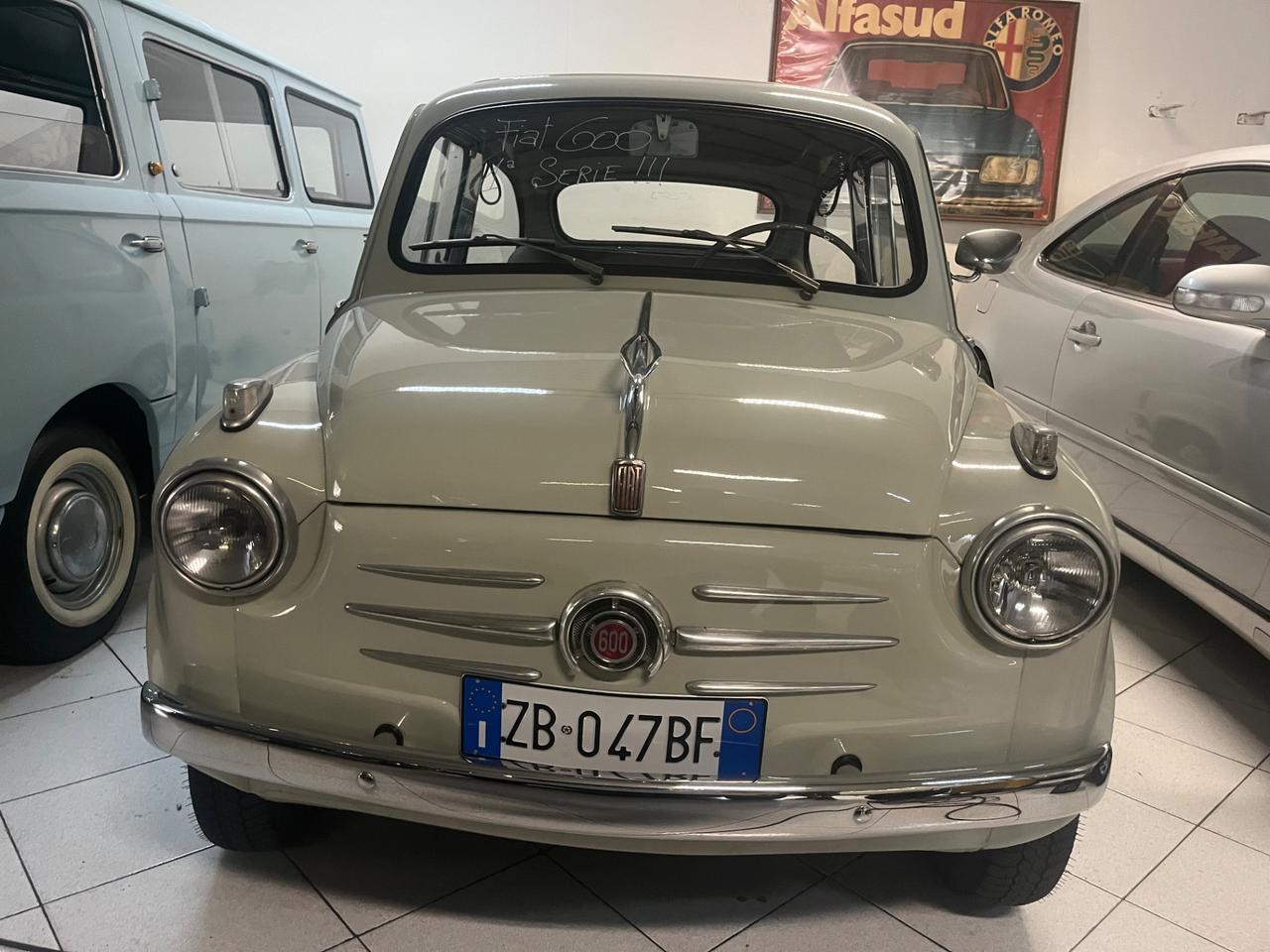 Fiat 600 Prima serie vetri scorrevoli - 1956