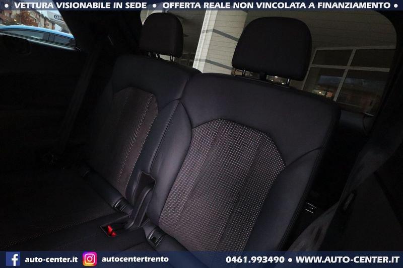 Audi Q7 50 TDI 3.0 quattro SLINE S-LINE 7POSTI GANCIO