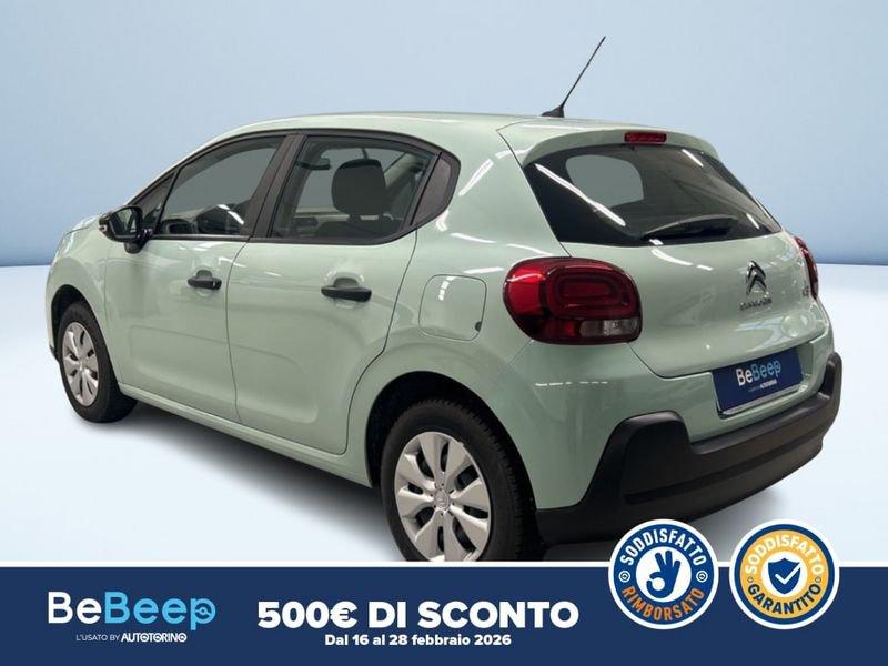 Citroën C3 1.2 PURETECH FEEL 68CV MY18