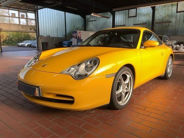 PORSCHE 996 911 3.6 320CV GIALLA INTERNO BLU ! 1PROPRIETARIO !