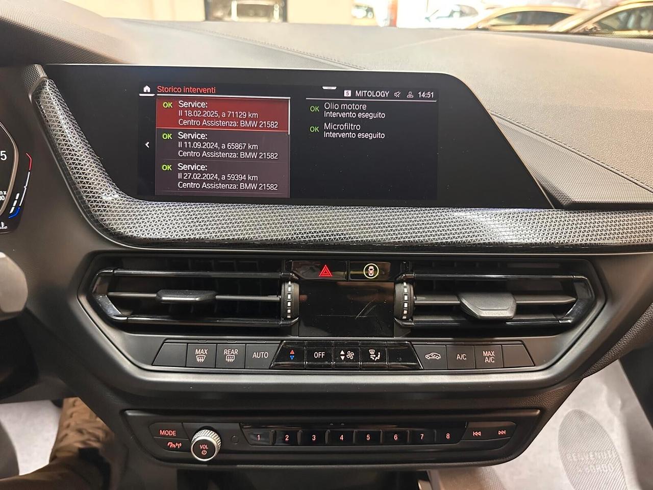 BMW 116 d Sport auto * 71.000 KM * TAGLIANDI CERTIFICATI * IVA ESPOSTA *