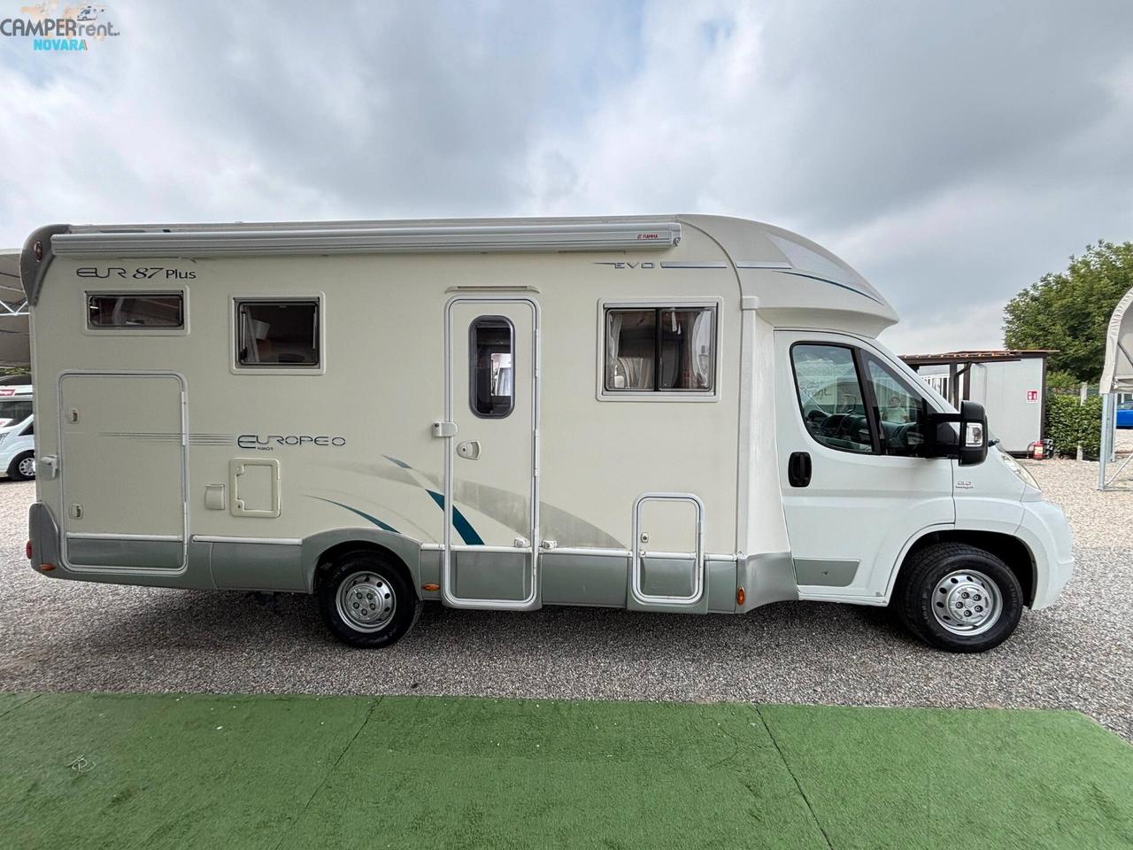 RIMOR EUROPEO 87 PLUS EVO - Semintegrale con letto basculante ed ampio garage