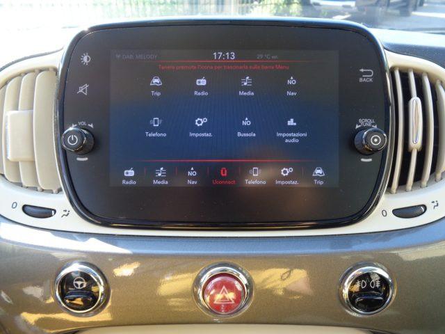 FIAT 500 1000 HYBRID 70 CV NAVI CARPLAY CLIMAUTO PDC ITALIA