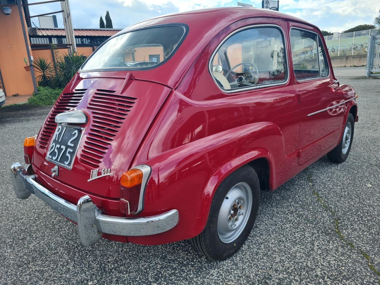 Fiat 600 D *2 PROP.*LIBRETTO ORIGINALE*