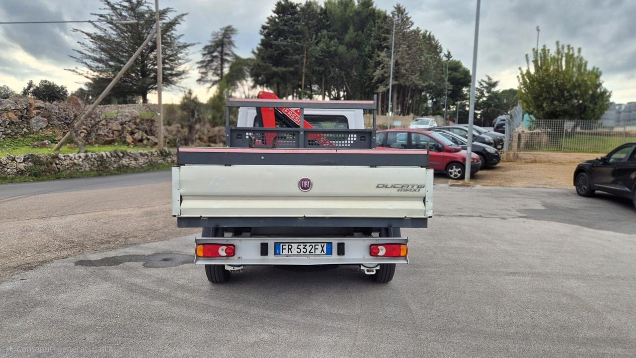 Fiat Ducato 35 2.0 MJT PM-DC Cassonato Doppia Cabina Gru Fassi F26