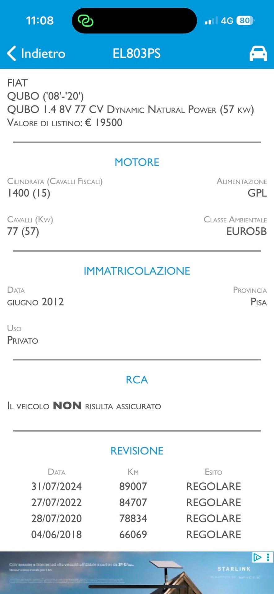 Fiat Qubo come nuovo 12 mesi di garanzia !!!