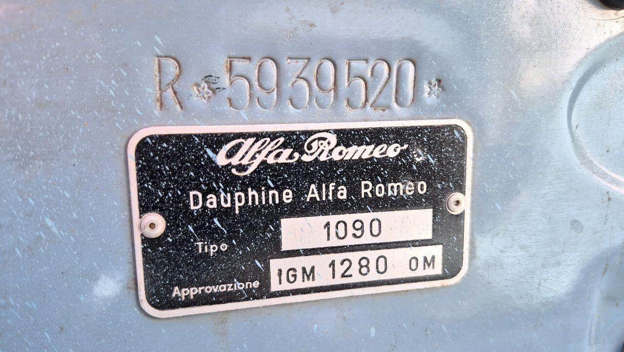 Alfa Romeo Dauphine – 1961