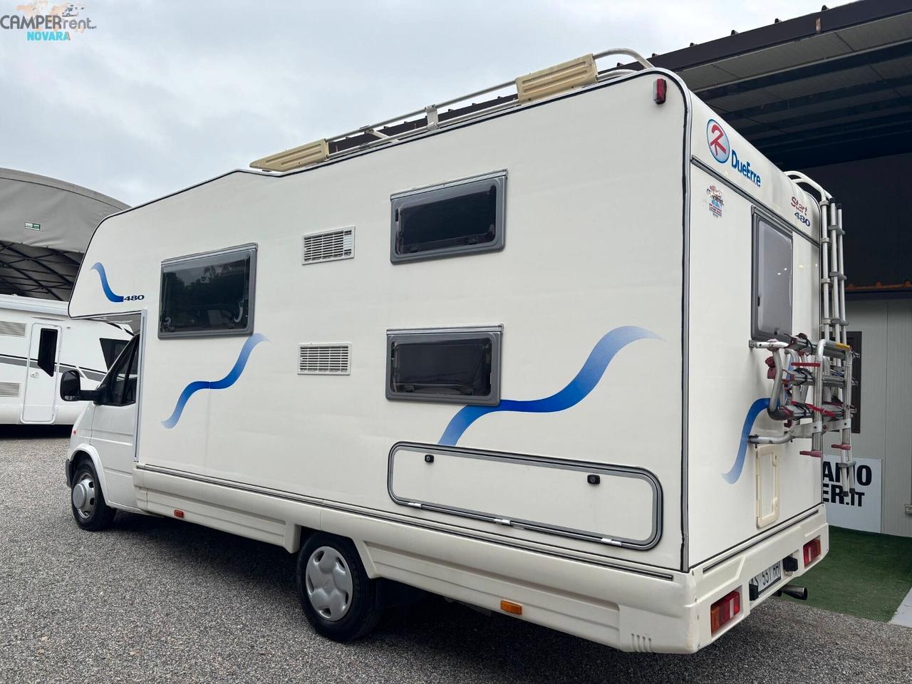 DUEERRE START 480- Mansardato con letti a castello longitudinali in coda