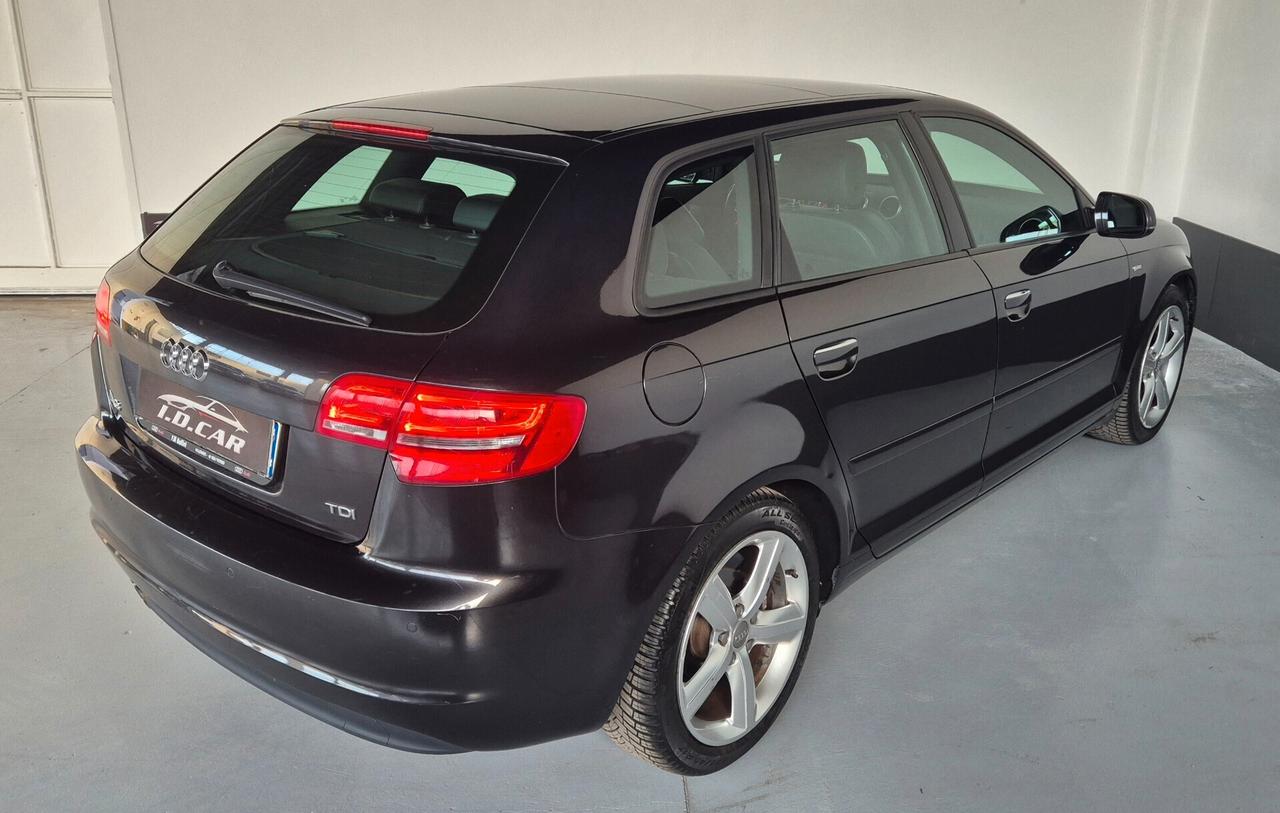 Audi A3 SPB 1.6 TDI 105 CV CR S tronic Ambition S line
