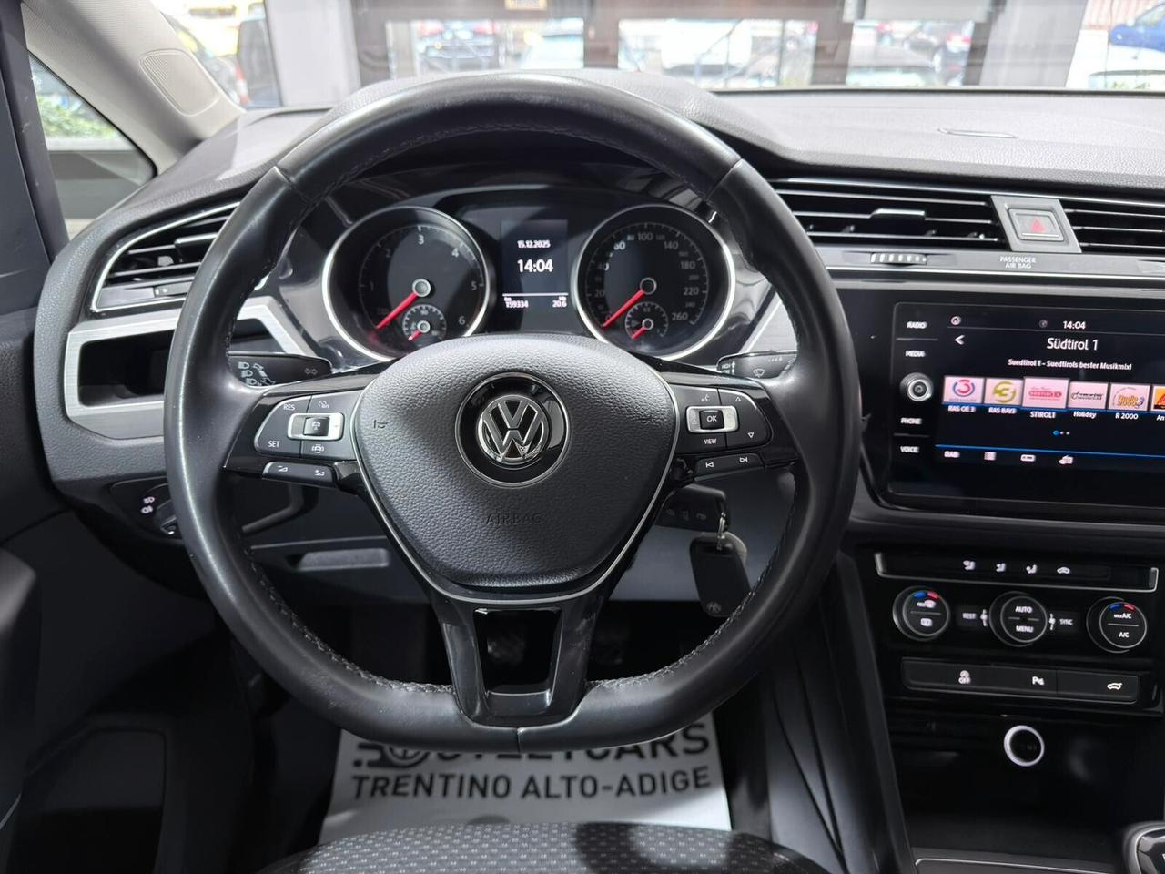 VW TOURAN 2.0TDI 150CV 7POSTI GANCIO TRAINO 2019