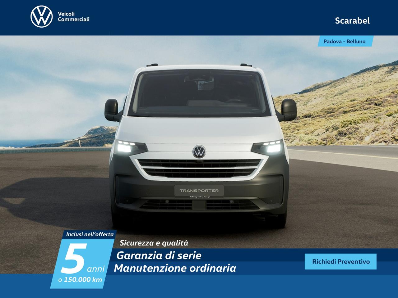 Volkswagen T7 Transporter t7 26 2.0 tdi 150cv l1