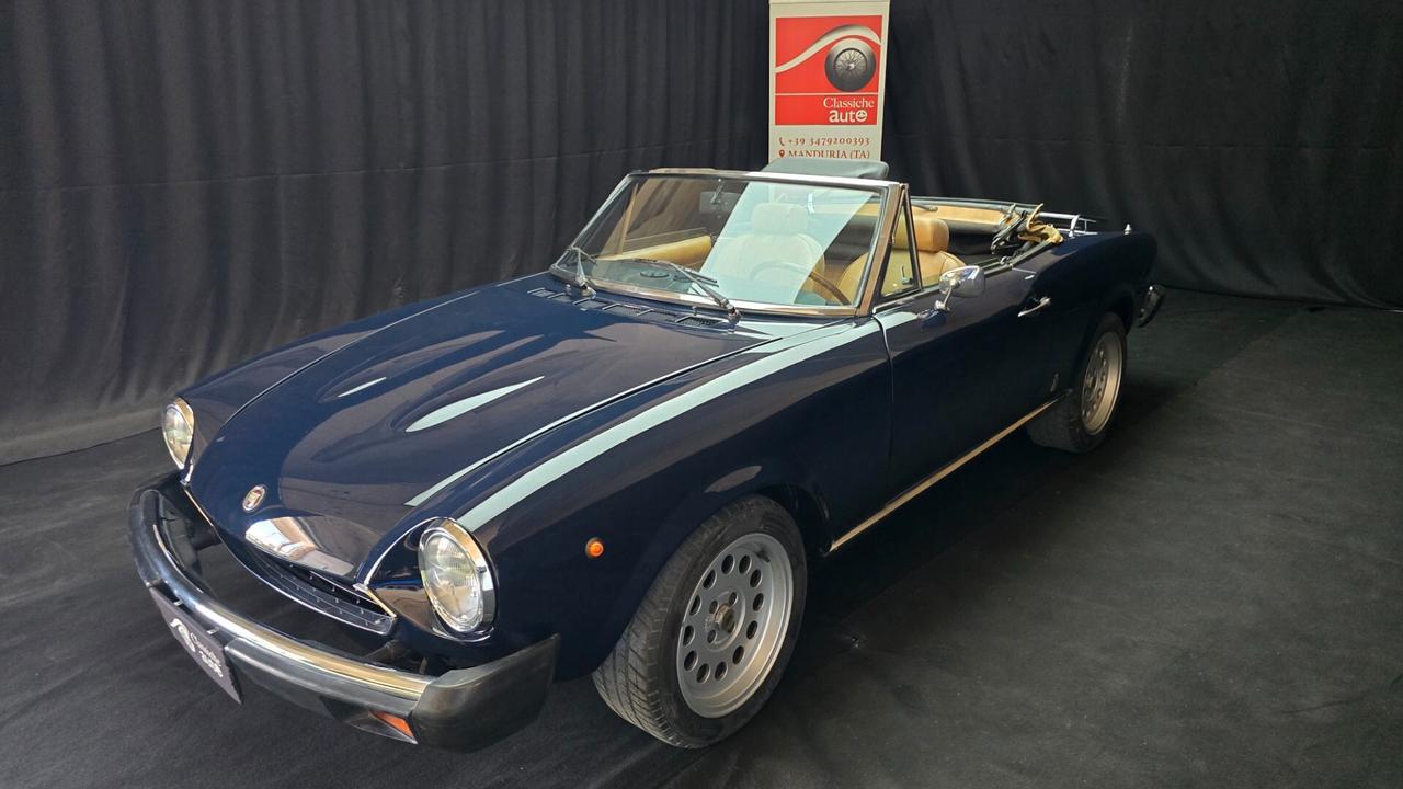 Fiat 124 Spider 1.8 cc certif. ASI con C.R.S