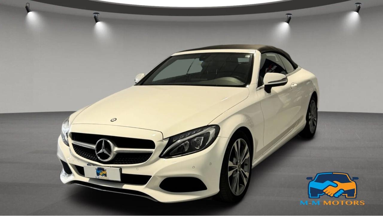 Mercedes C 220 D Sport 9G-Tronic Plus Cabrio TAGLIANDI MERC