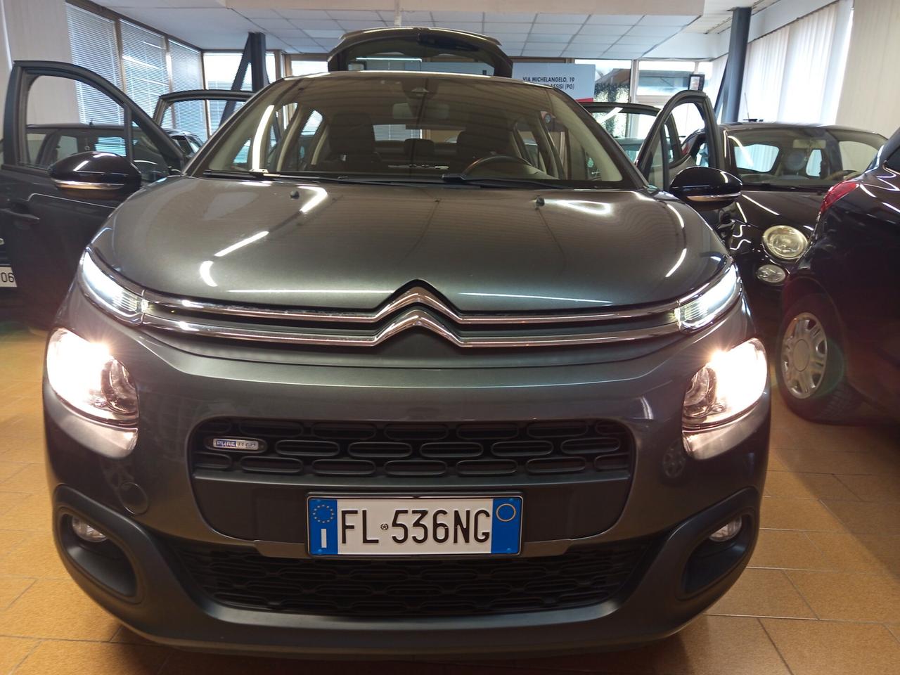 Citroen C3 1.2 benzina, 77 mila chilometri ok neopatentati