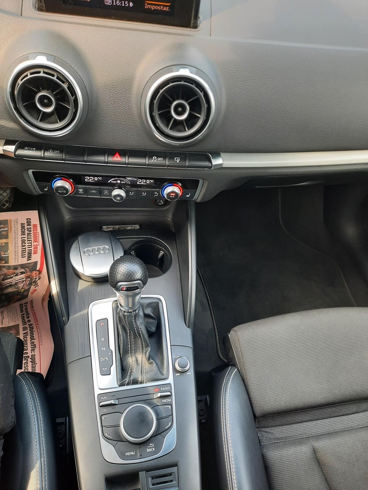 Audi A3 SPB 2.0 TDI 150 CV S-LINE diesel S tronic Ambition