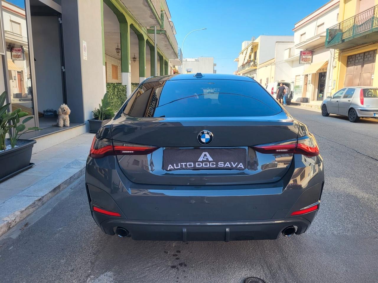 Bmw 4 Gran Coupe 420d 48V Msport+Fari Laser+Cerchi 20+Pelle Bordo' Cartier...