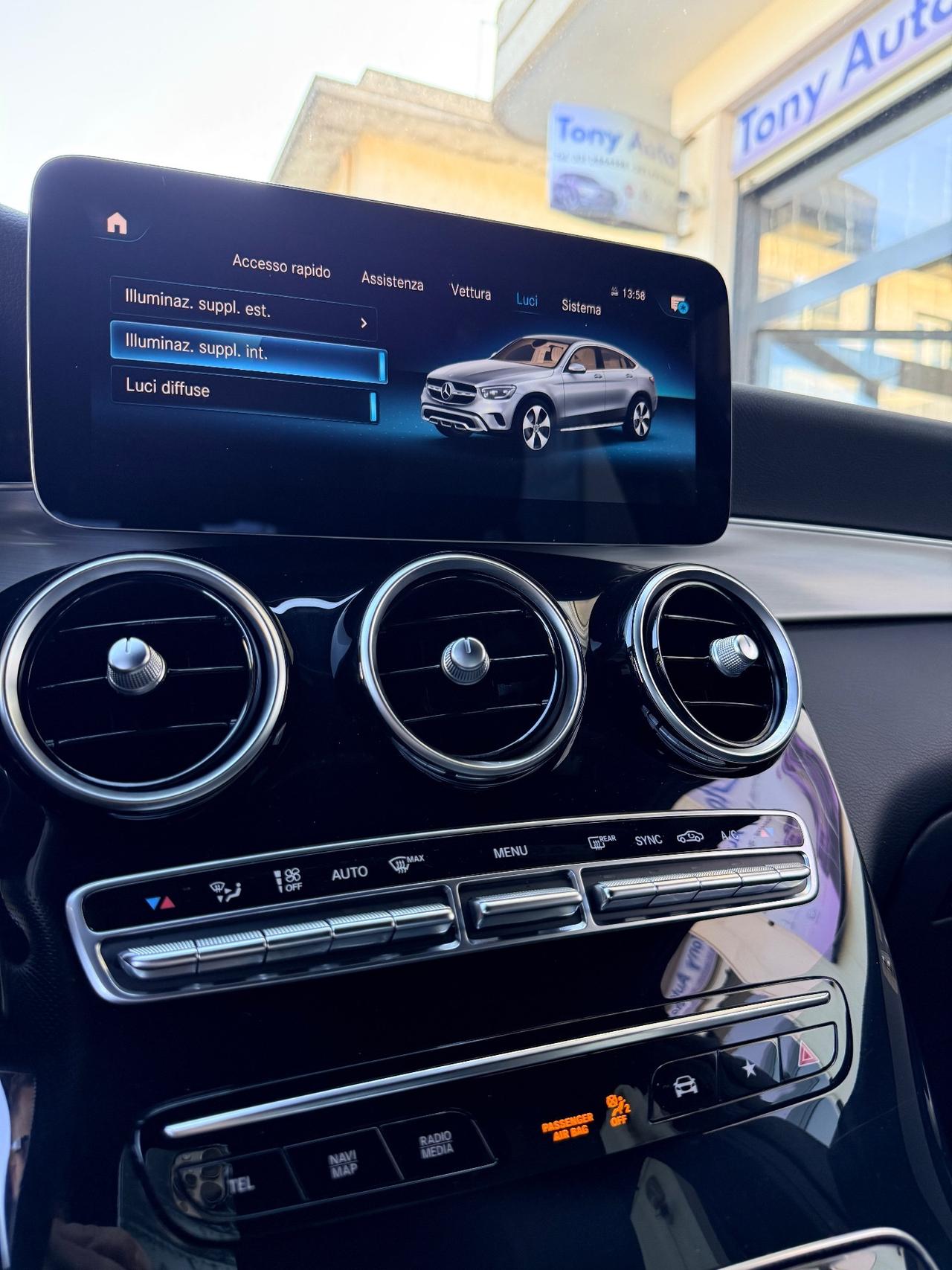 Mercedes-benz GLC 300 Coupe 300d Premium Plus 4matic NAVI,TELECAMERA,APPLE CARPLAY,VIRTUAL COCKPIT,AZIENDALE