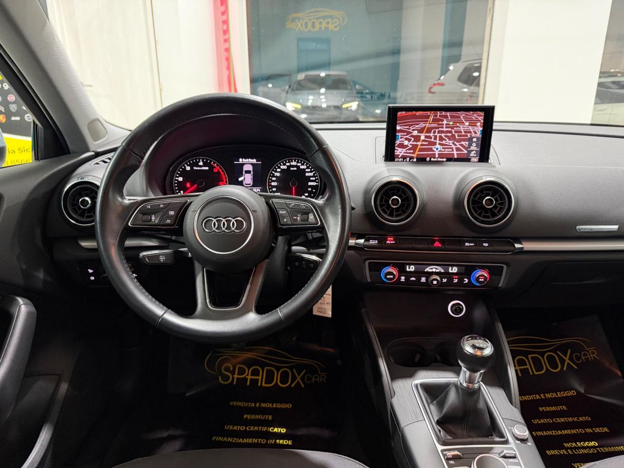 AUDI A3 2018 1.6 DIESEL 116CV *MANUALE *UNICOPROPRIETARIO