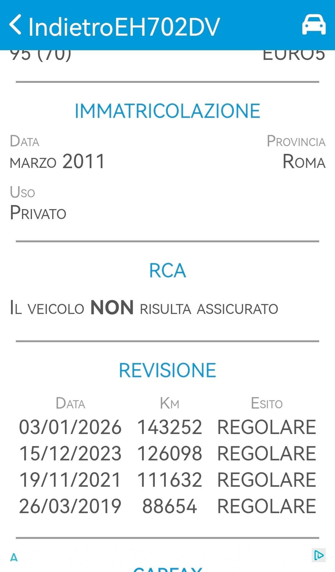 Lancia MUSA 1.3 Mjt 95 CV Gold 2011