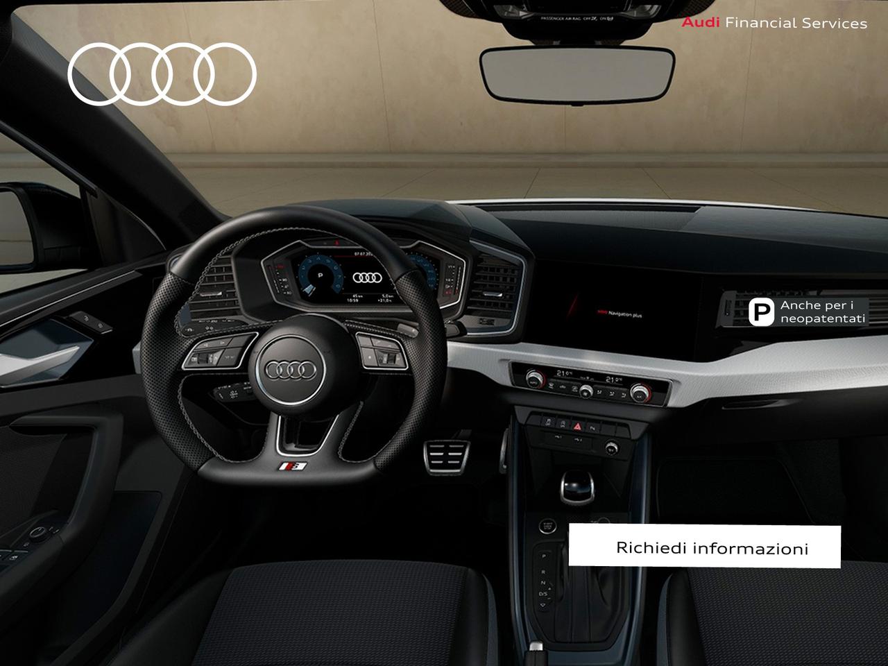 Audi A1 sportback 35 1.5 tfsi identity black s-tronic