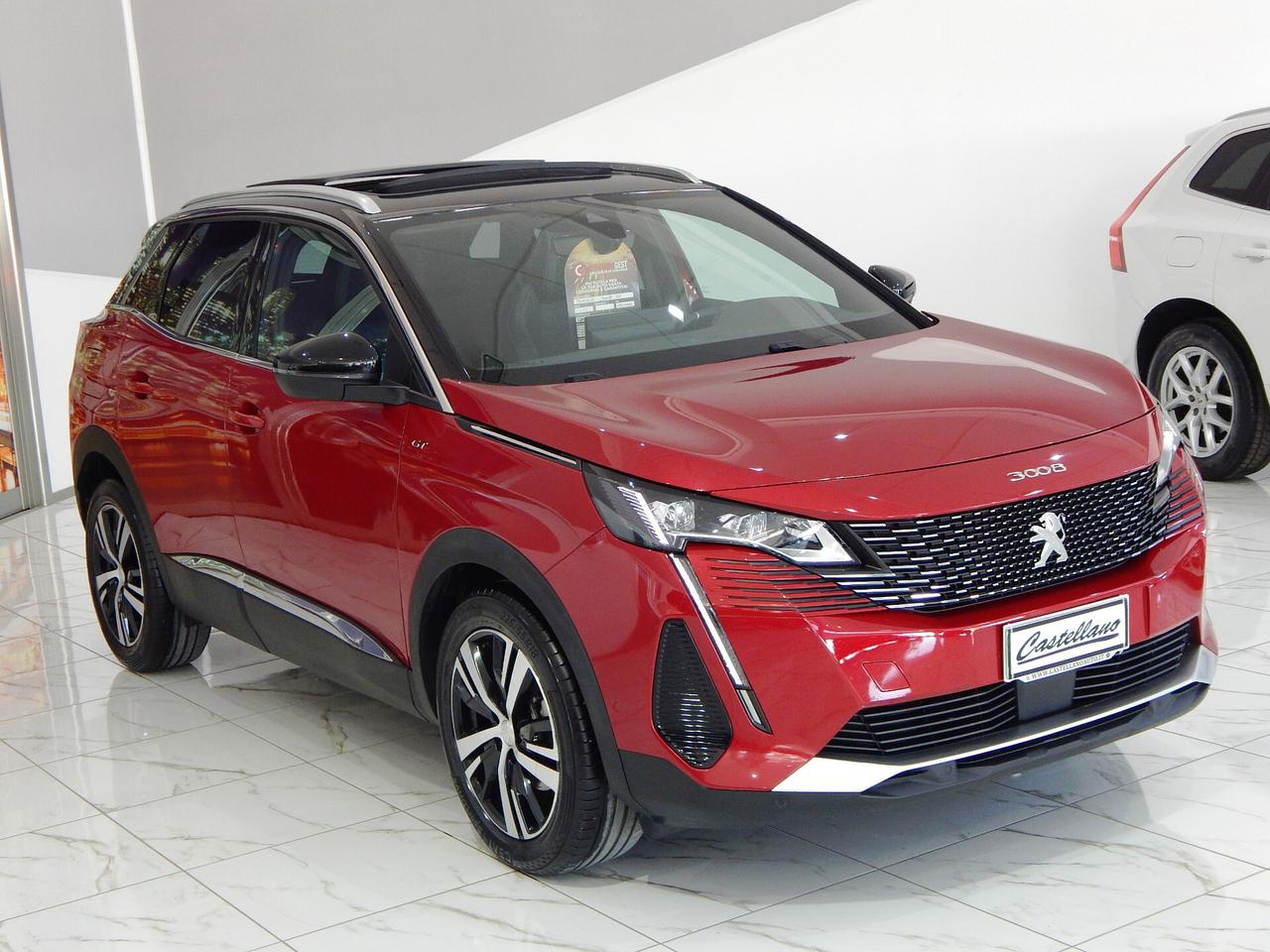 Peugeot 3008 1.5 bluehdi GT Pack EAT8 TETTO-NAVI-PELLE-LED-PARK