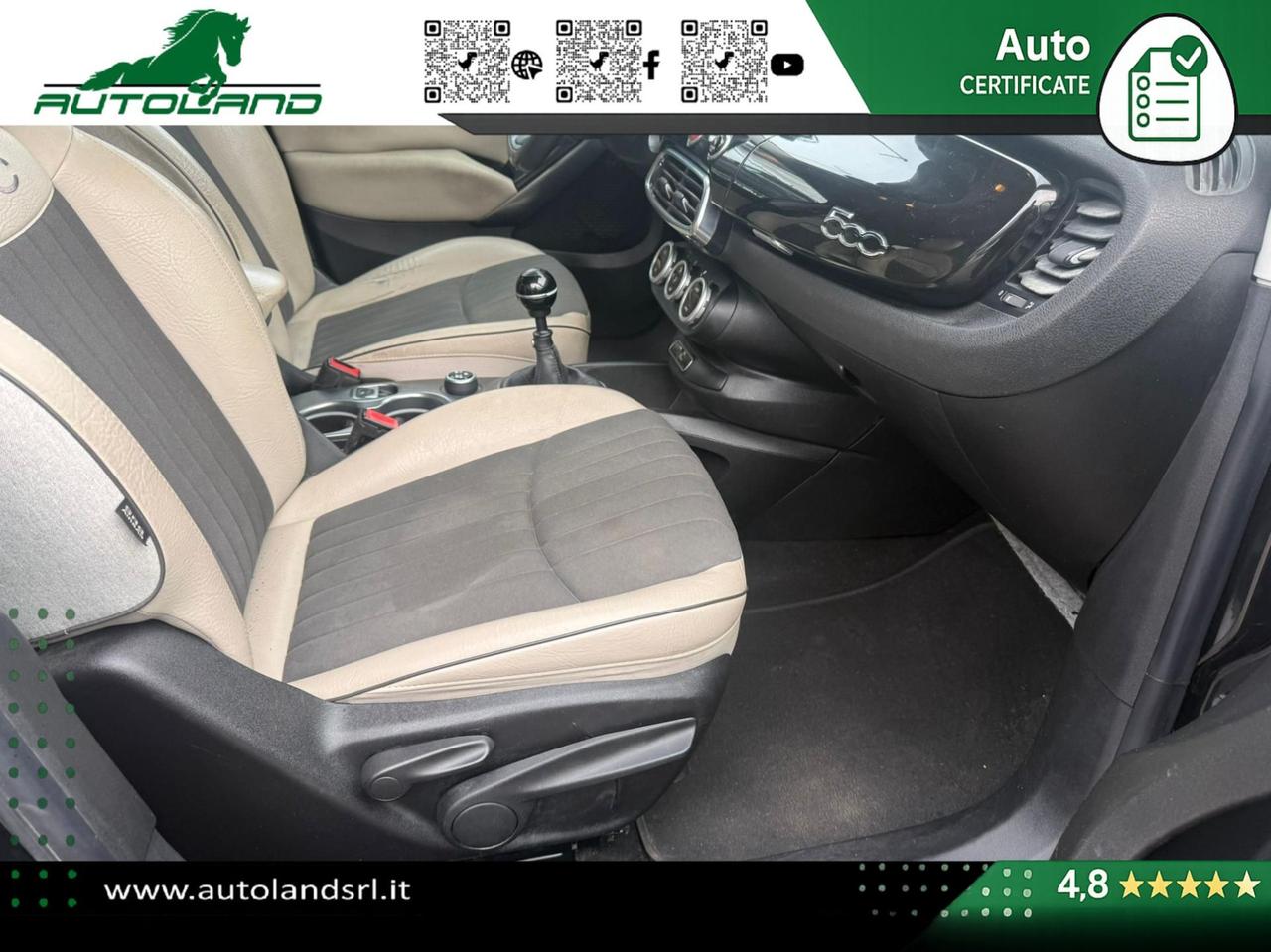 Fiat 500 X 500X 1.6 mjt Pop Star 4x2 115cv