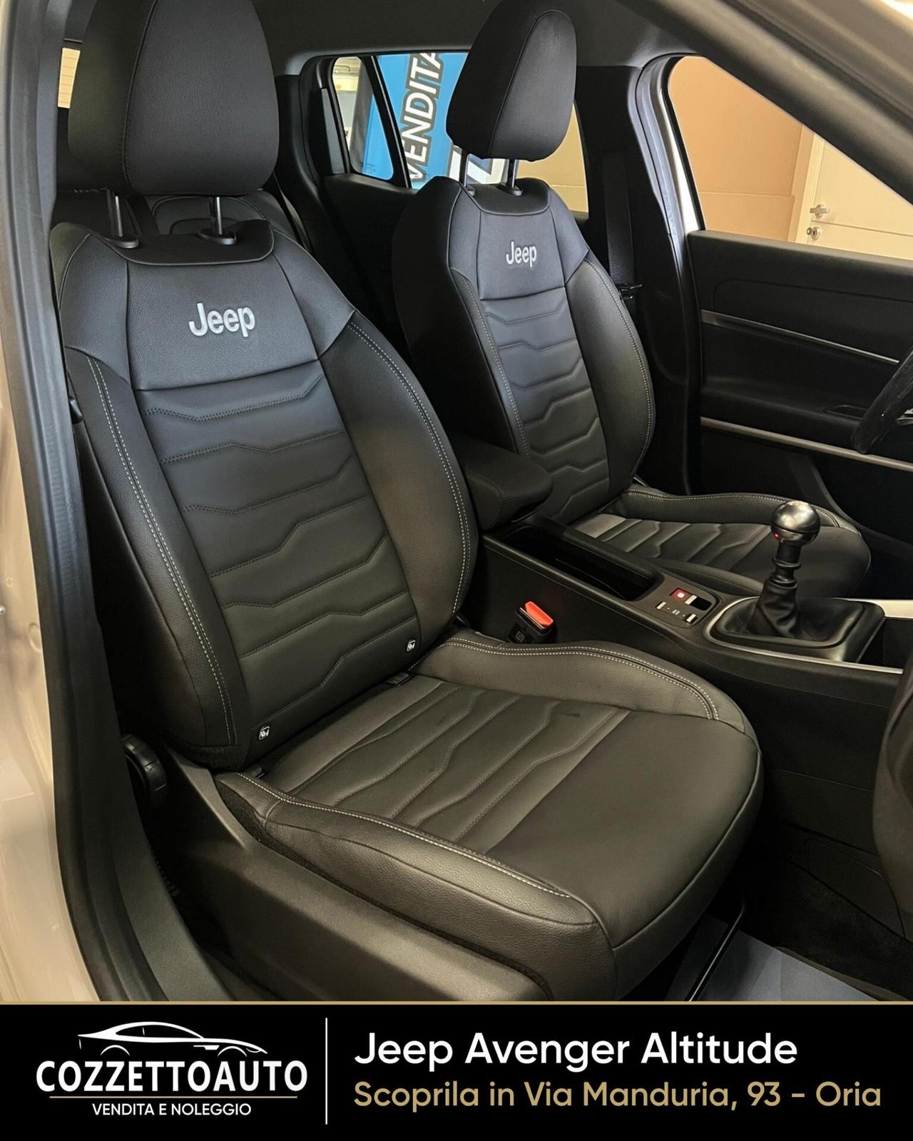 Jeep Avenger 1.2 100 CV Altitude garanzia Jeep