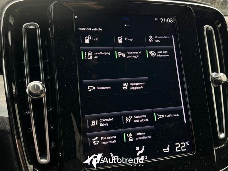 Volvo XC40 T4 Recharge Plug-in Hybrid 129+82 CV Automatico Plus Bright