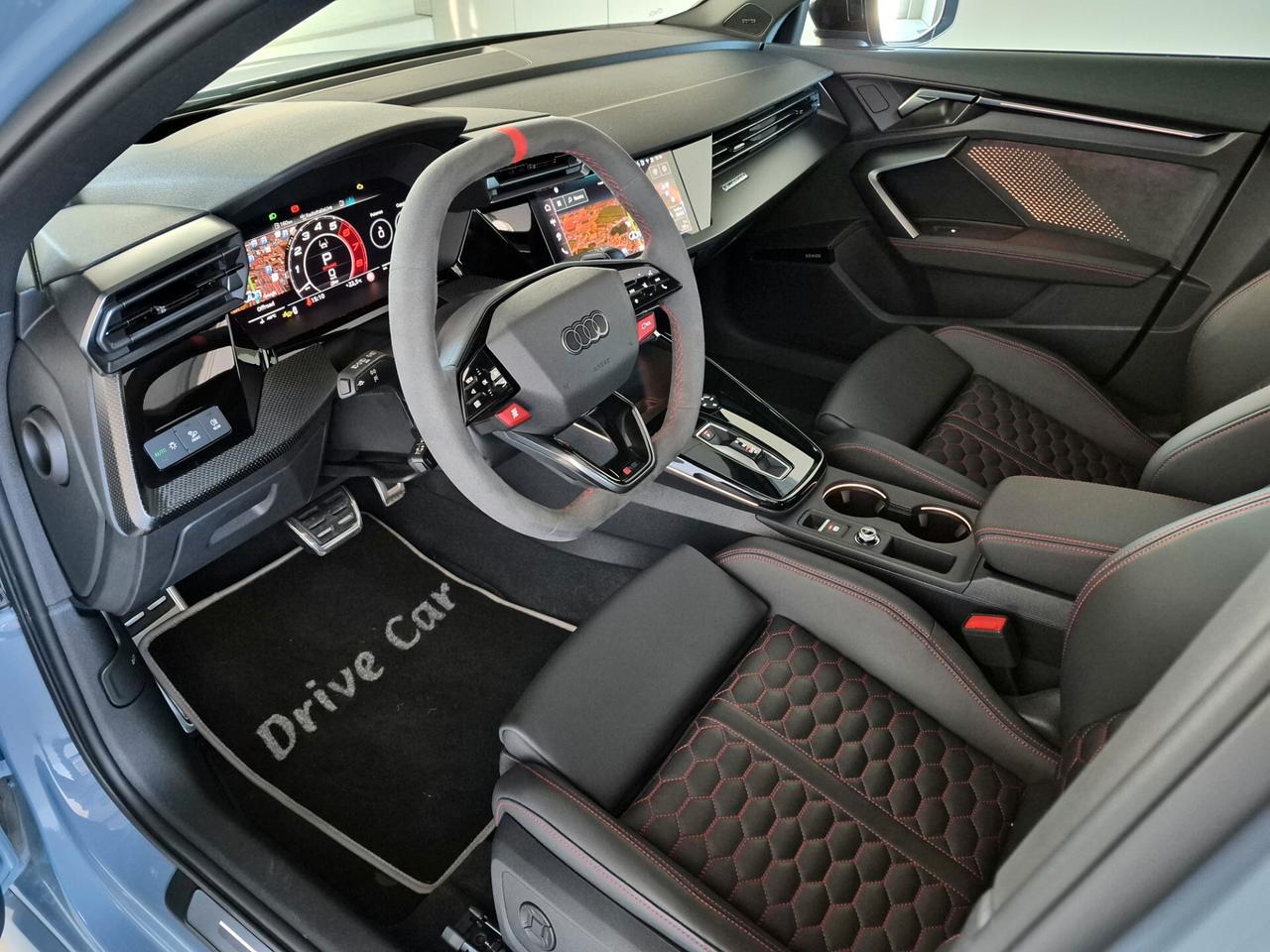 Audi A3 RS3 SPB SCARICHI TETTO MATRIX CARBONIO SONOS PELLE ACC PINZE ROSSE C19 280KM/H
