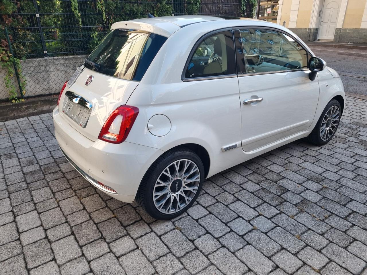 Fiat 500 1.2 Lounge 69cv anno2017 km71000 neopat