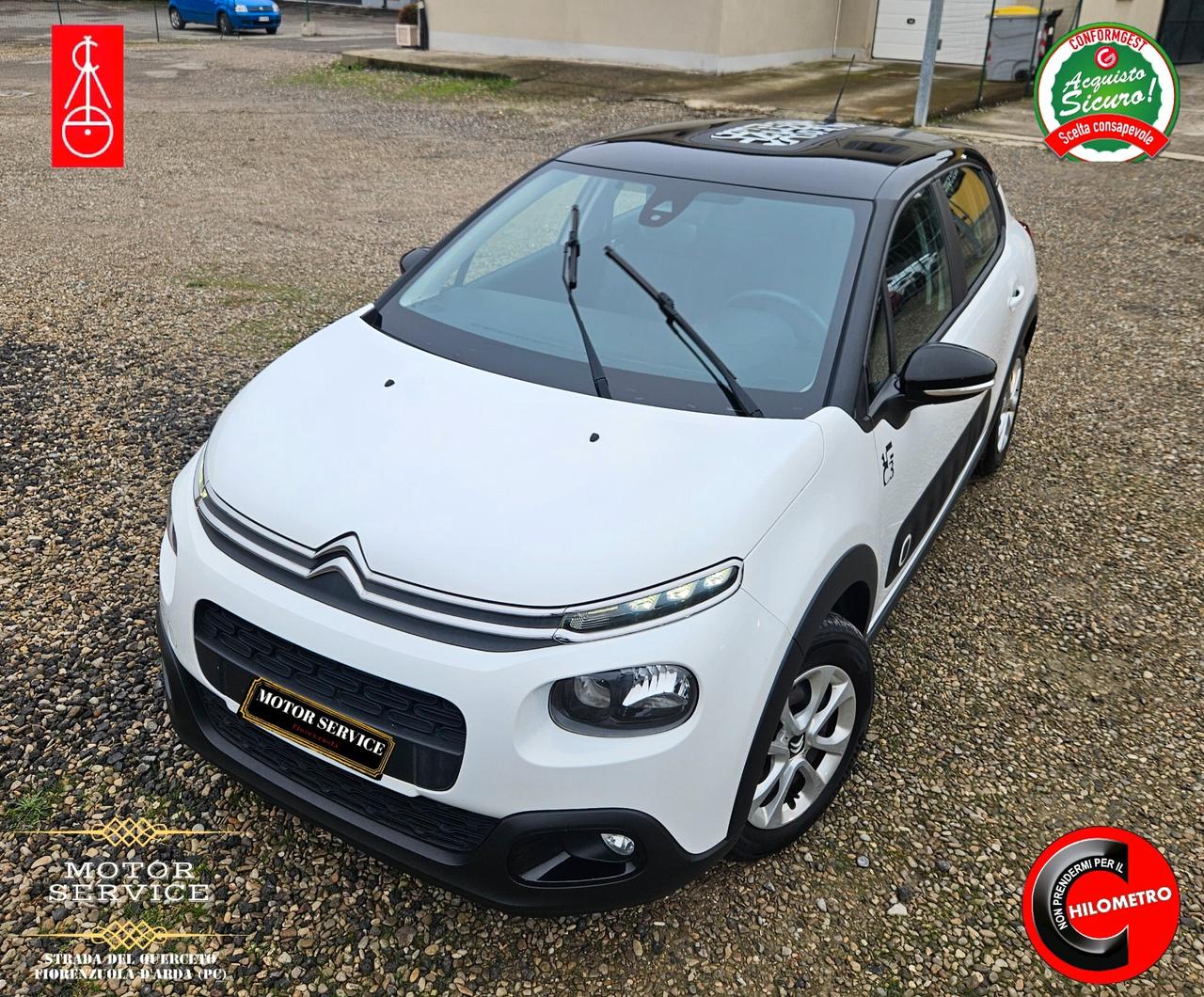 Citroen C3 1.2 benzina 65000km da 79€ mese