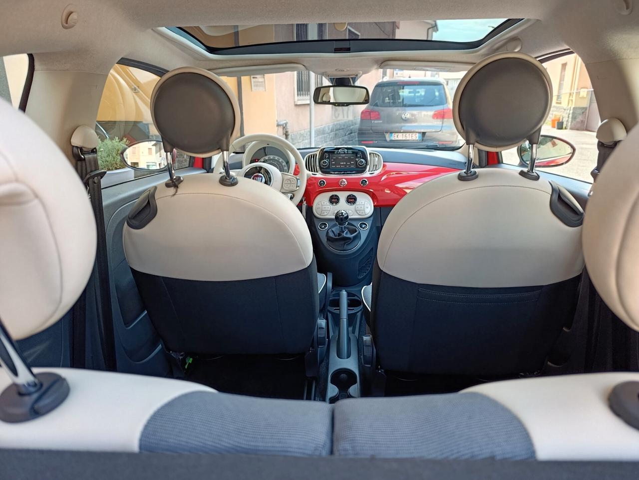 Fiat 500 1.2 Lounge Rosso Corallo km 36.317