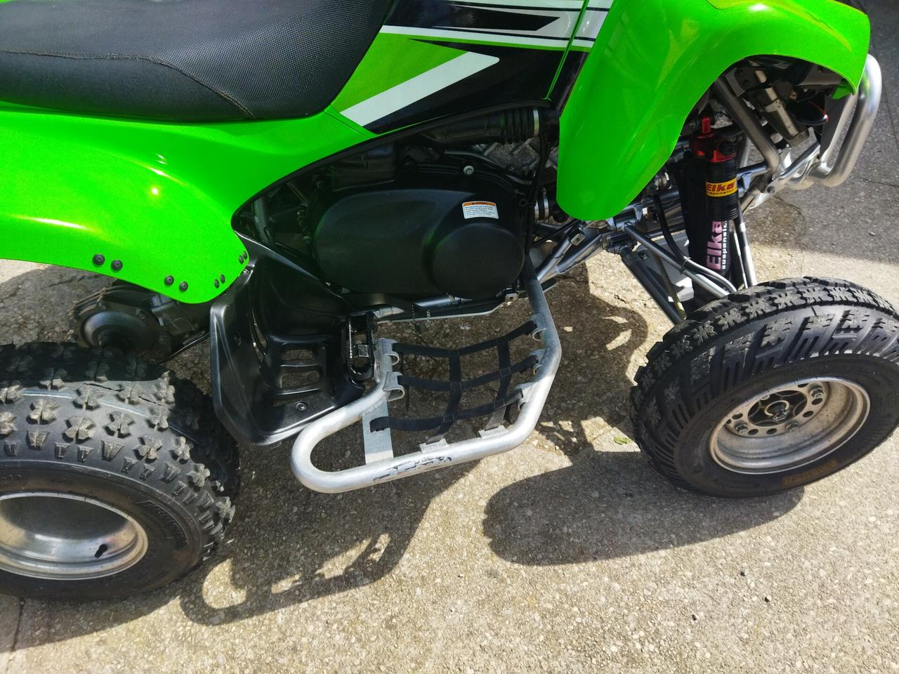 Kawasaki KFX 700 sospensioni ELKA a gas
