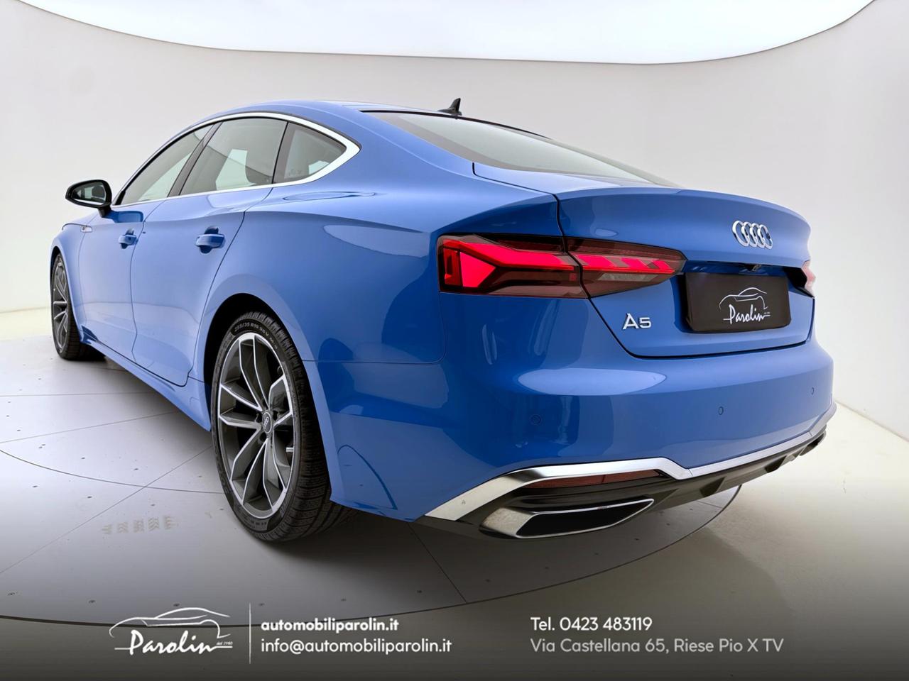 Audi A5 Sportback 40 2.0 tfsi mhev S-line edition S-tronic Blu Turbo